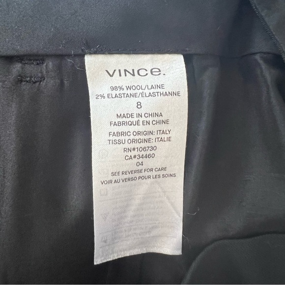 Vince 98% Wool Tapered Trouser - Picture 8 of 11